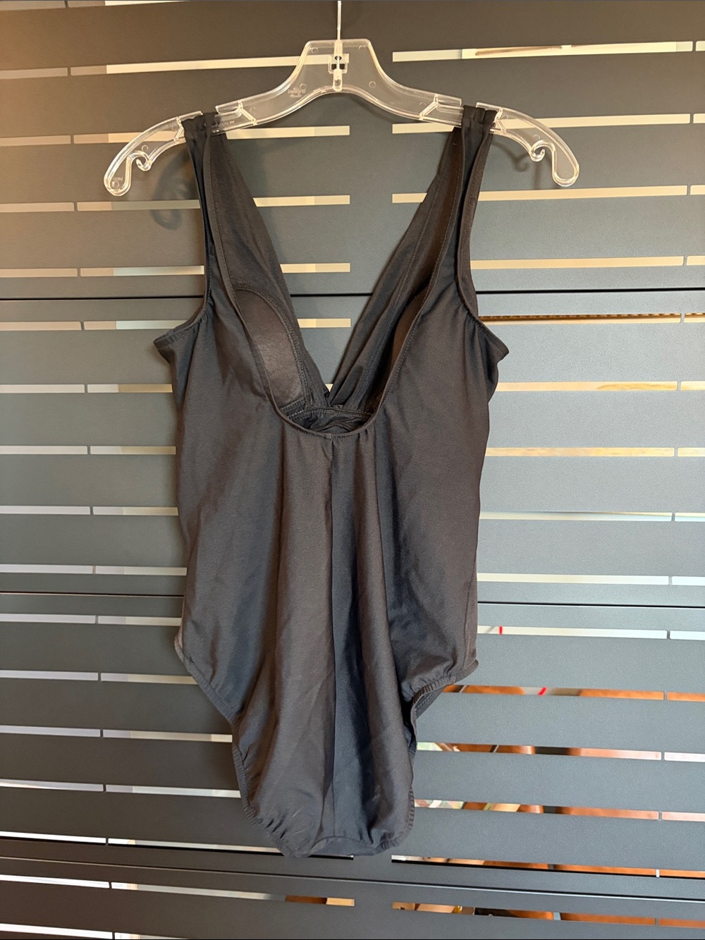 Trimshaper Black Twist-Front One-Piece Swimsuit - Picture 2 of 6